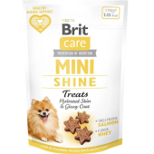 Кучешко лакомство  за здрава кожа и блестяща козина Brit Care Dog Mini treats Shine за малки породи кучета